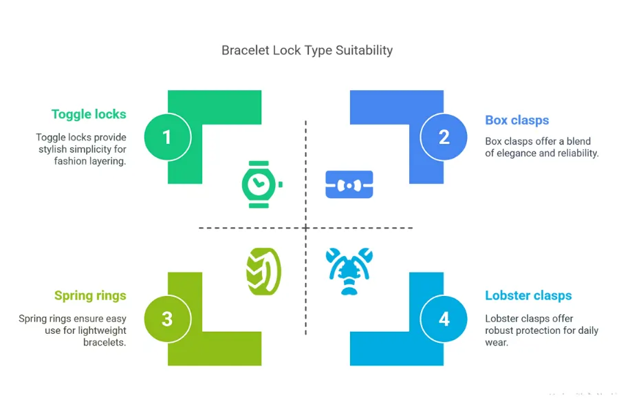 Best Suitable Bracelet Lock Type