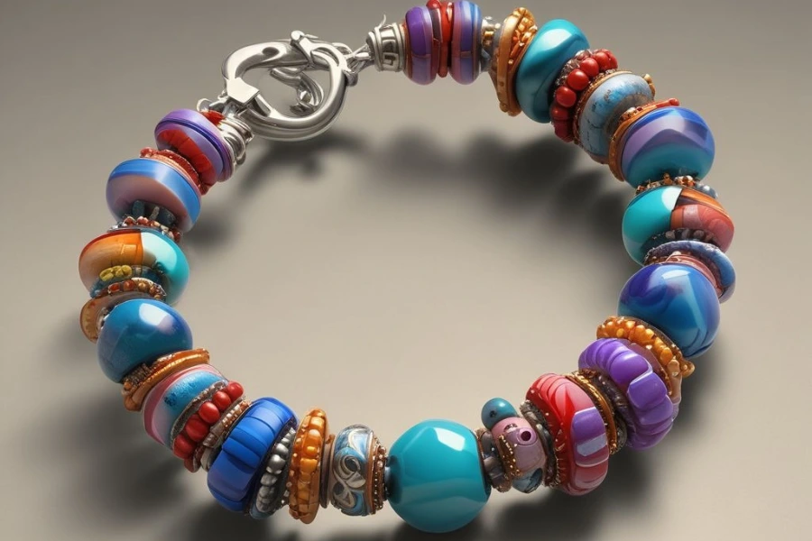 make a bead bracelet with clasp