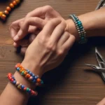put clasp on a clay bead bracelet